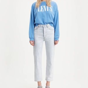 Levi Ribcage Straight Ankle Jeans
